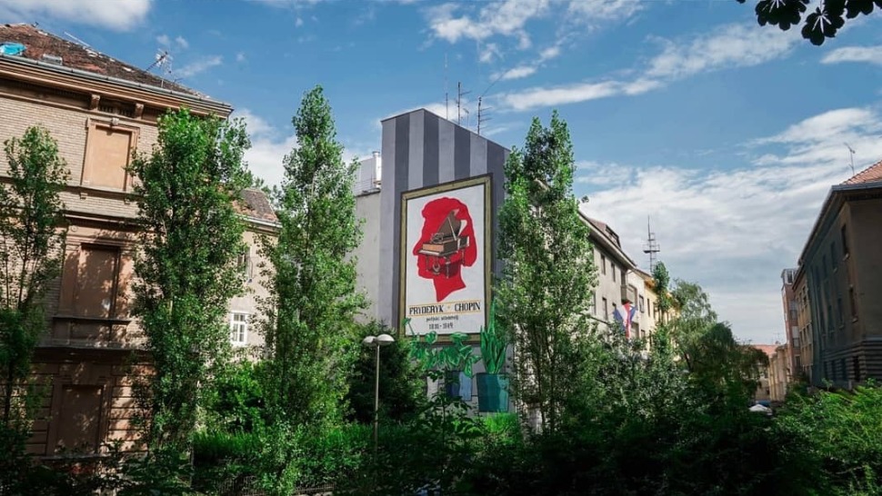 Boris Bare autor je novog murala u Dežmanovom prolazu posvećenog Fryderyku Chopinu