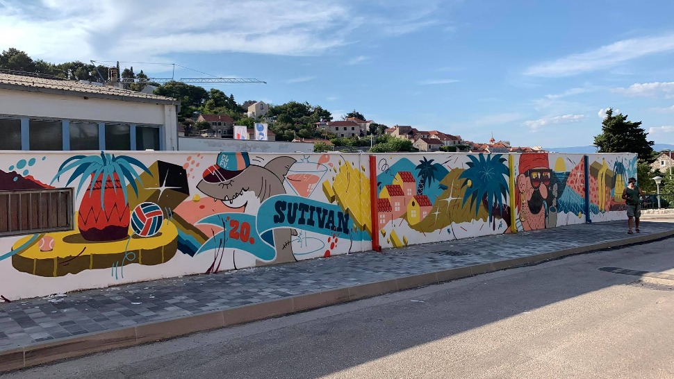 GNG 2020: Chez 186, Sarme i Royal oslikali zidove u Sutivanu na Braču