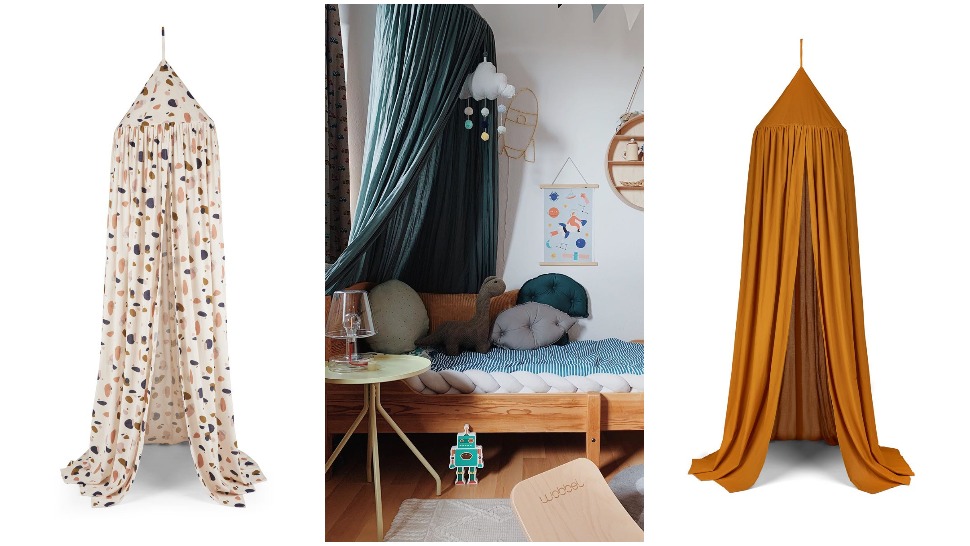 Baldahin iznad kreveta ili prostora za igru – detalj koji ne izlazi iz mode