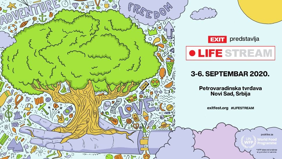 EXIT Festival sa Svjetskim programom za hranu Ujedinjenih naroda, s Petrovaradinske tvrđave lansira projekt Life Stream