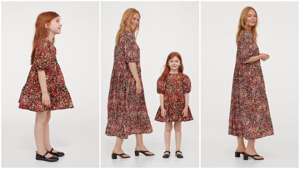 midnight ferry wheat Preslatka H&M haljina iz 'Mini me' kolekcije za mame i kćeri