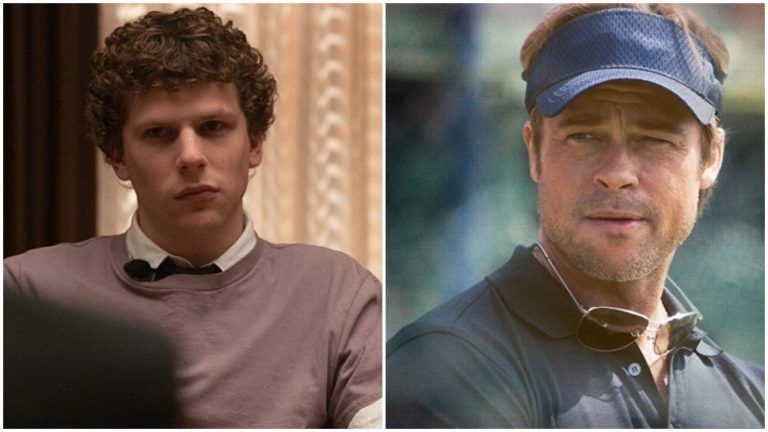 Jessie Eisenberg - Brad Pitt