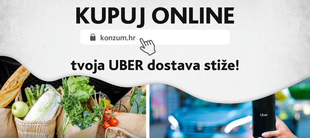 Konzum i Uber dostava