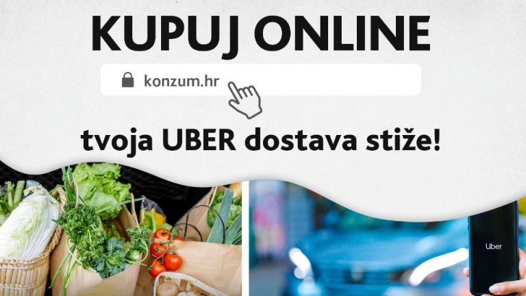 Konzum i Uber dostava