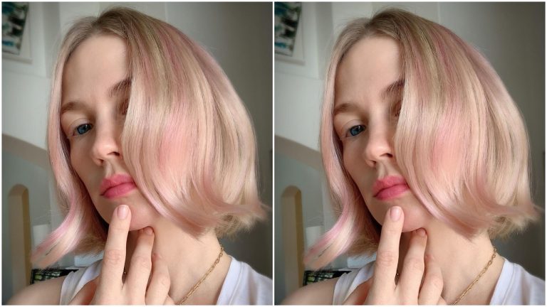 ružičasta boja kose