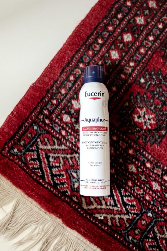 Recenzija Eucerin Aquaphor obnavljajuća njega u spreju