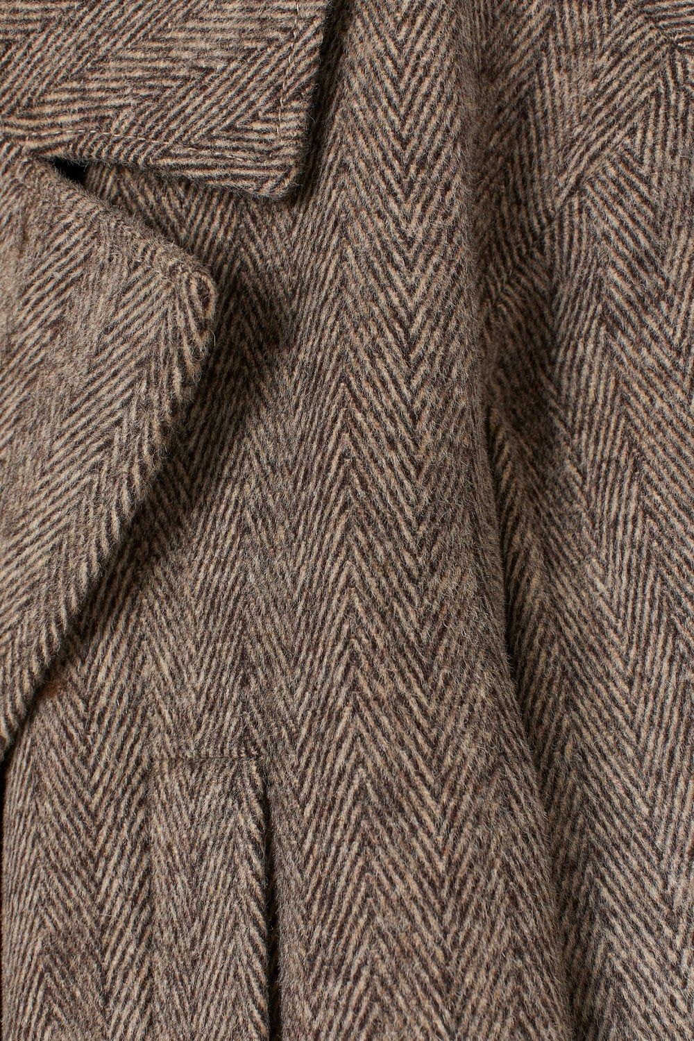 H&M klasični kaput herringbone uzorak jesen zima 2020.