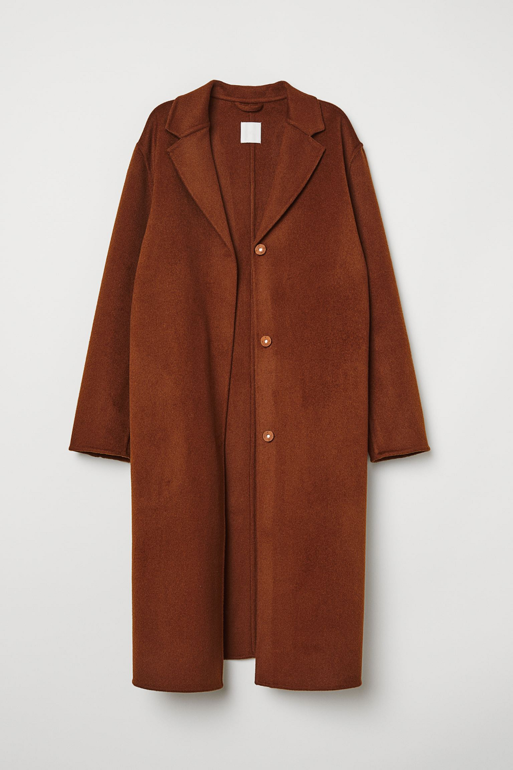 H&M smeđi kaput zima 2020.