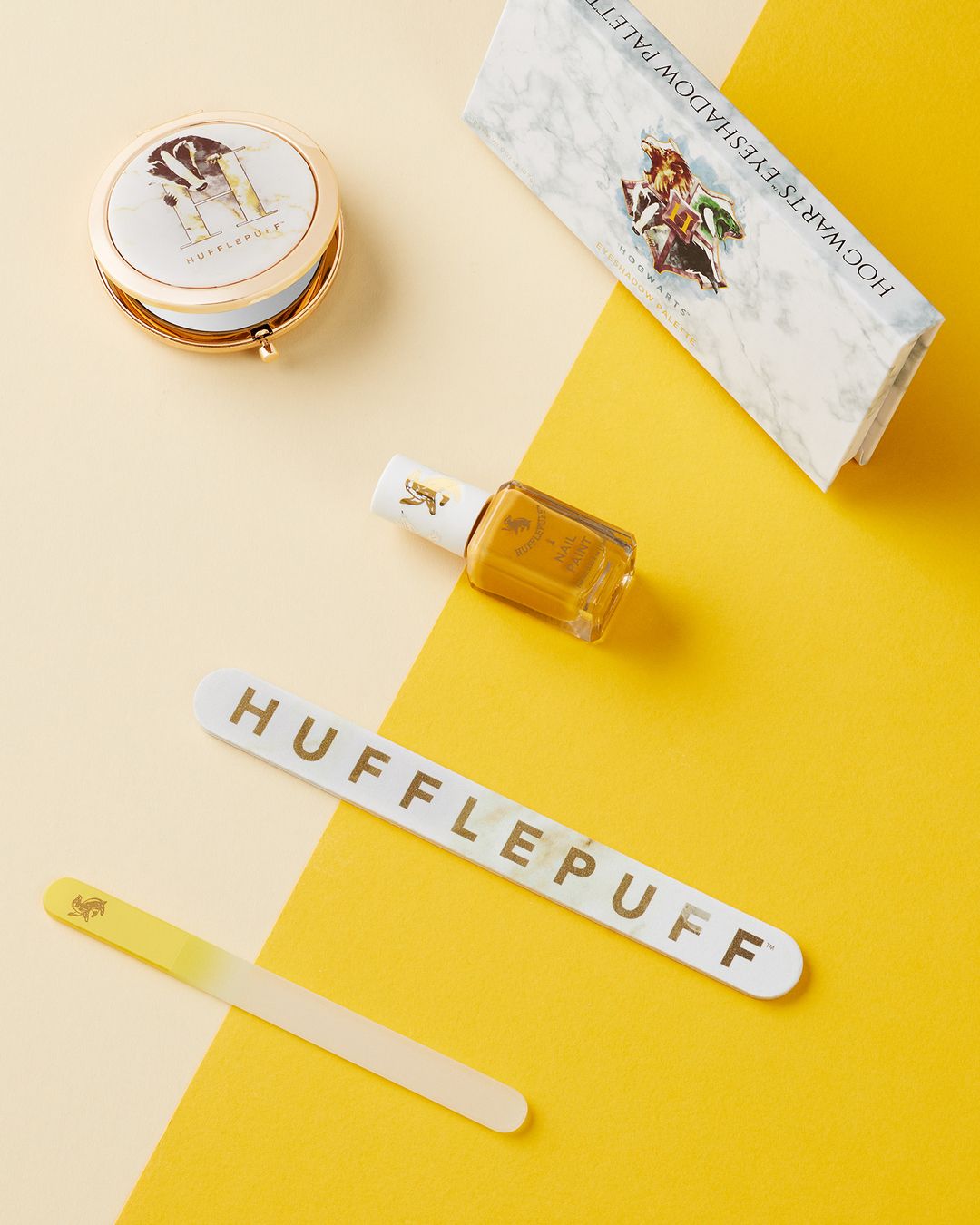 Harry Potter beauty kolekcija Barry M Hufflepuff