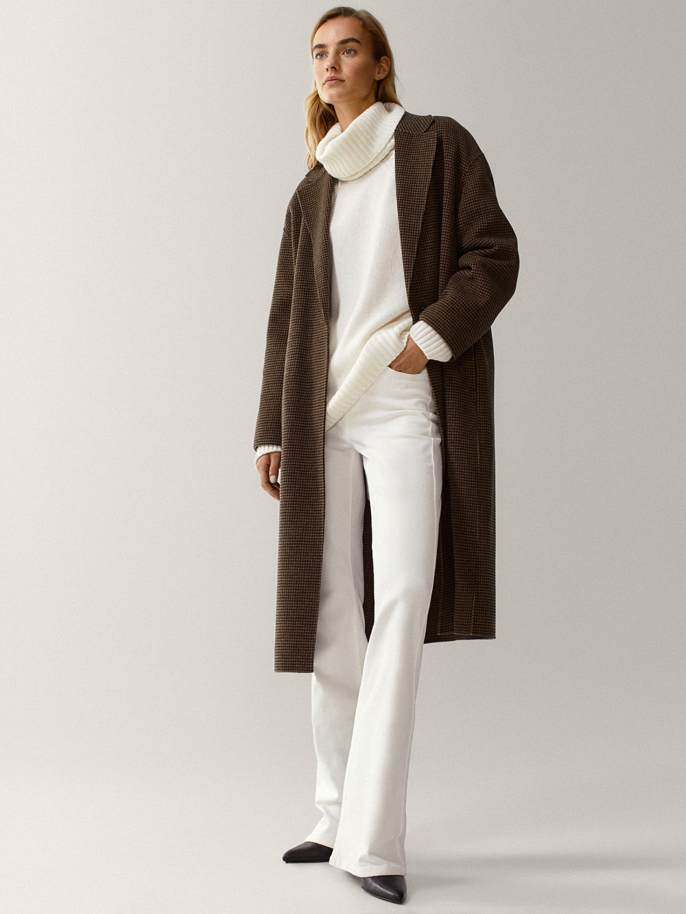 Massimo Dutti smeđi kaput zima 2020. 