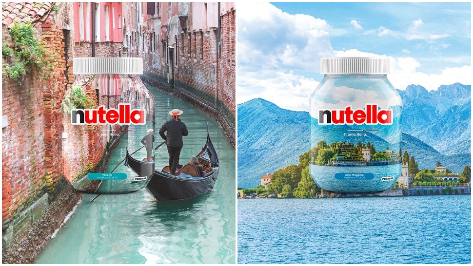 Nutella limited edition teglice s prirodnim ljepotama Italije