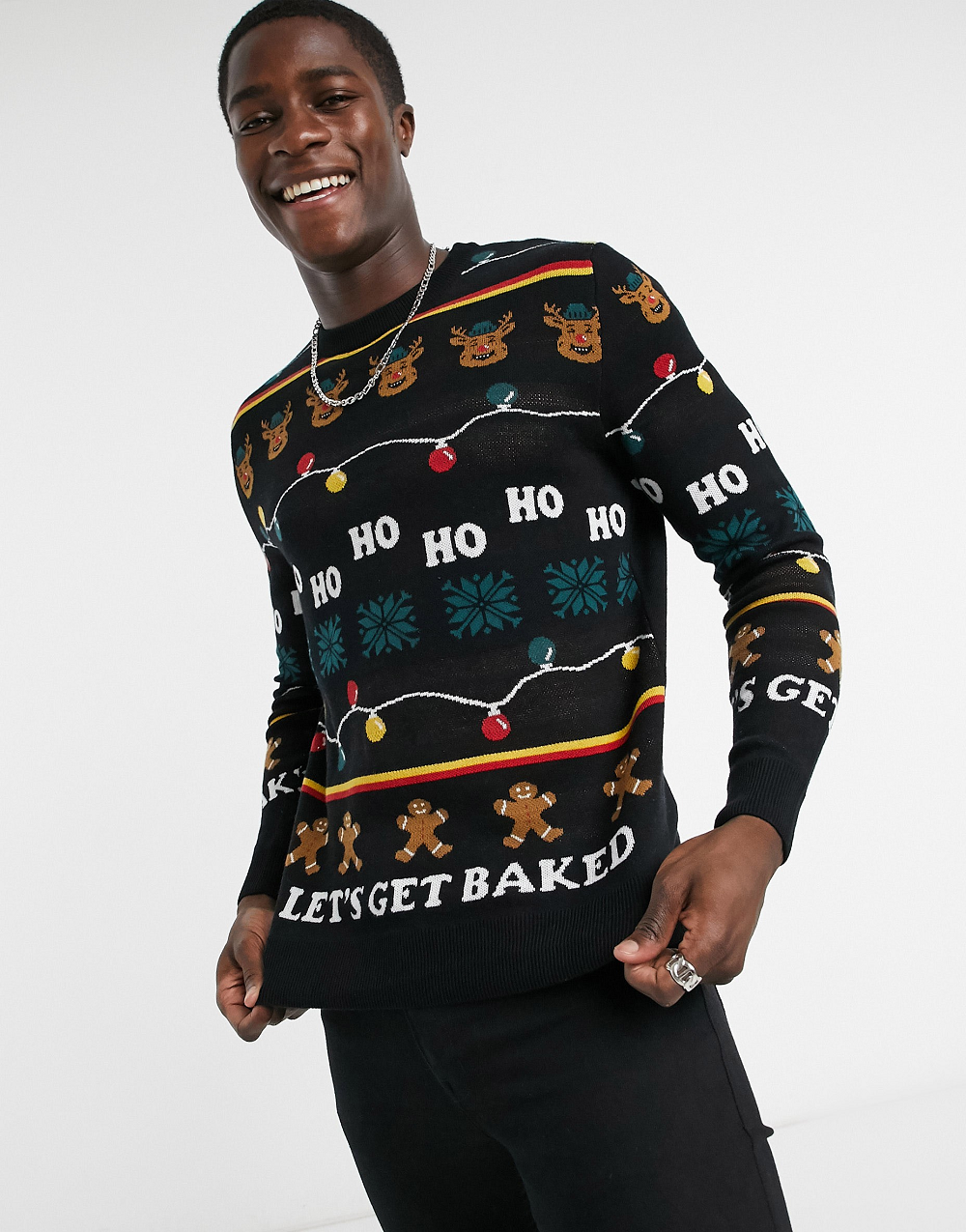 Ugly Christmas Sweater Jack and Jones ASOS božićni puloveri Božić 2020.