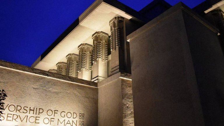 film Hram jedinstva Frank Lloyd Wright cover