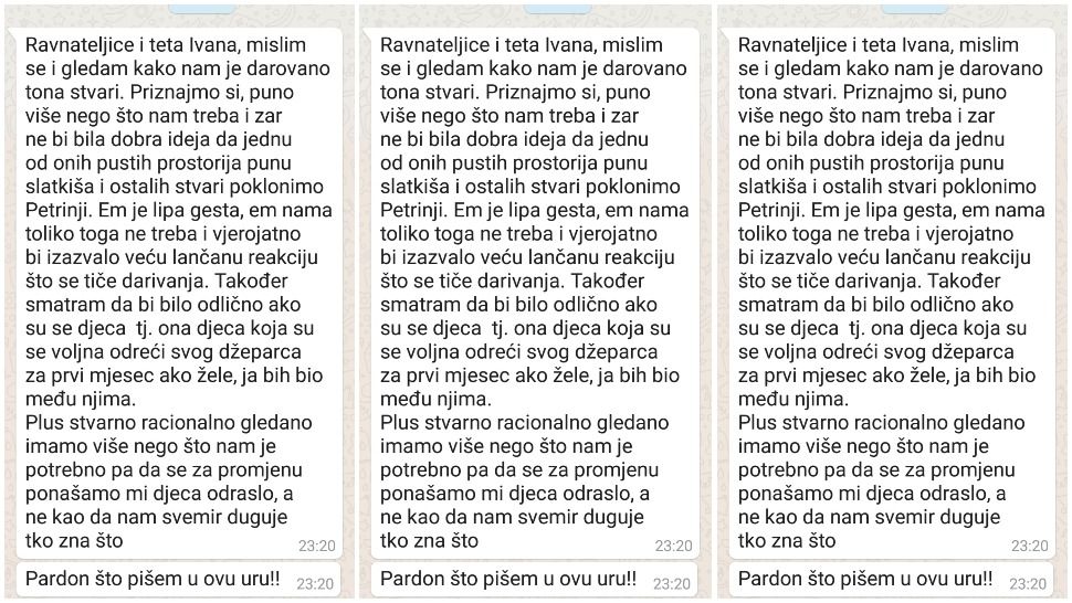 Dječak iz splitskog doma za nezbrinutu djecu ganuo nas je do suza ovom porukom