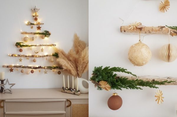 Ovo DIY božićno drvce idealno je za sve ljubitelje minimalizma