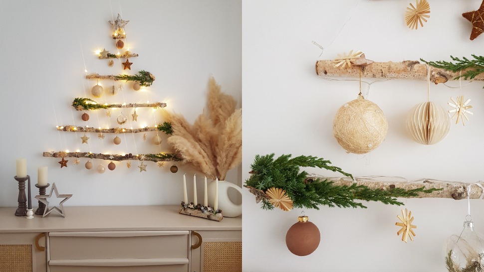 Ovo DIY božićno drvce idealno je za sve ljubitelje minimalizma