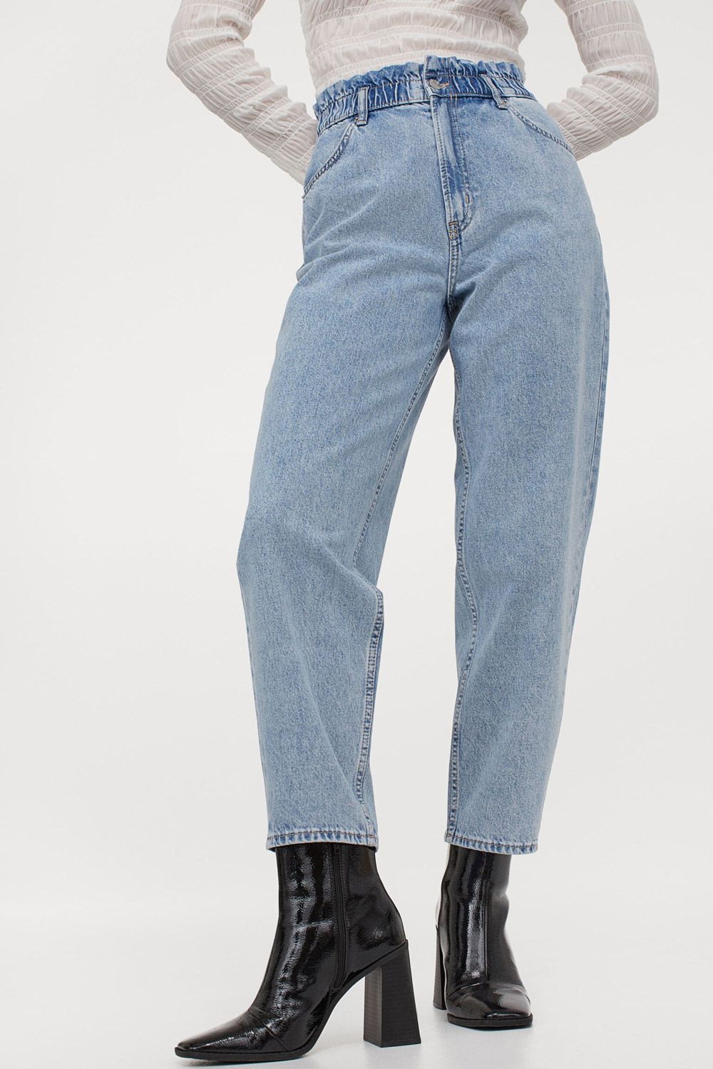H&M plave traperice 2021.