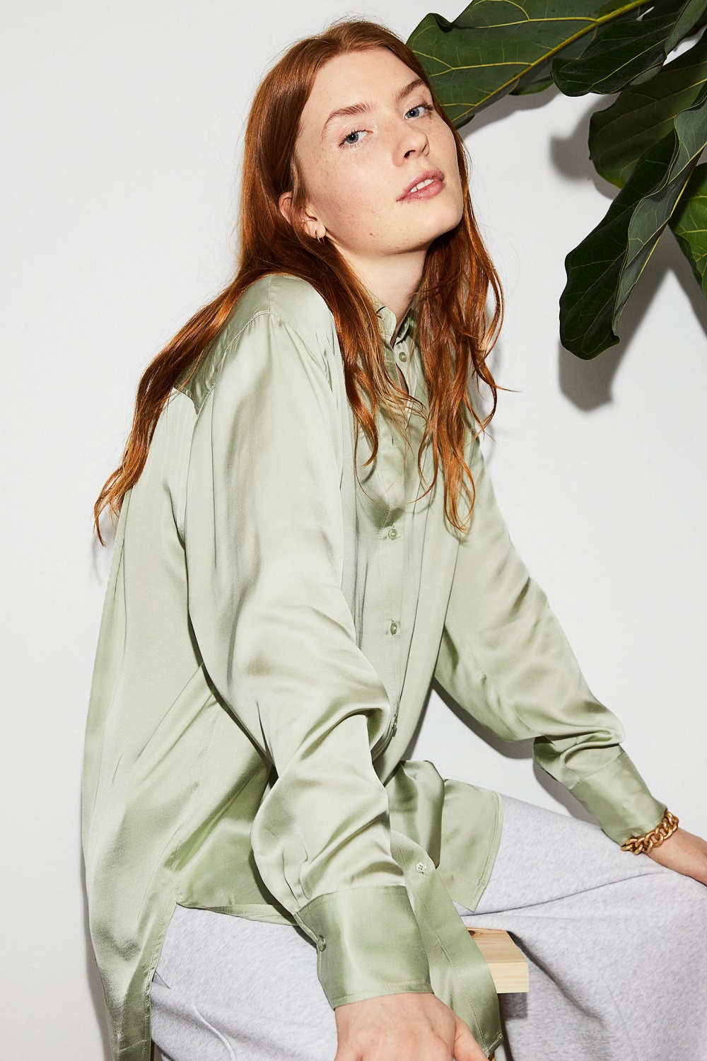 H&M zelena boja modni trend proljeće 2021.  