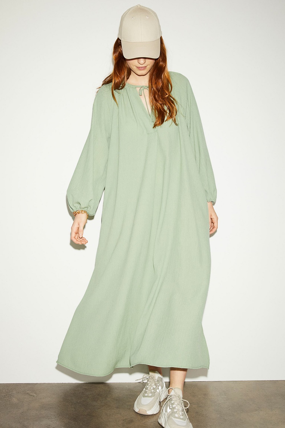 H&M zelena boja modni trend proljeće 2021.  