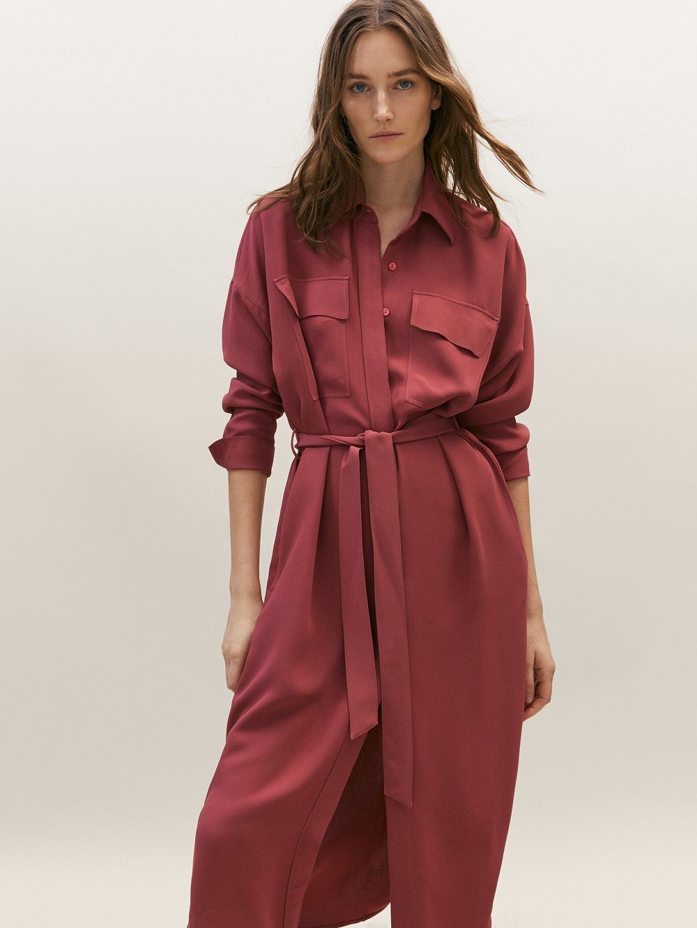Massimo Dutti midi haljina proljeće/ljeto 2021.  