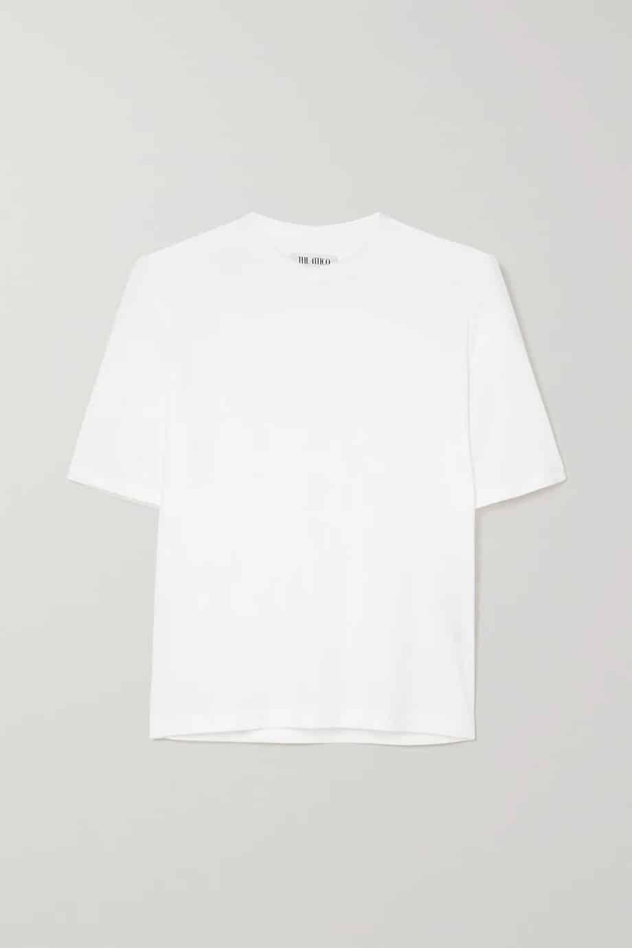 7 savršenih: The Attico bijeli T-shirt za proljeće 2021.