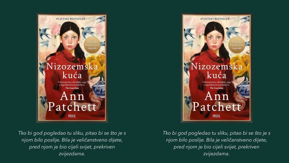 Otkrijte tko je osvojio bestseller ‘Nizozemska kuća’ i dobio priliku sudjelovati u Journal Book Clubu!