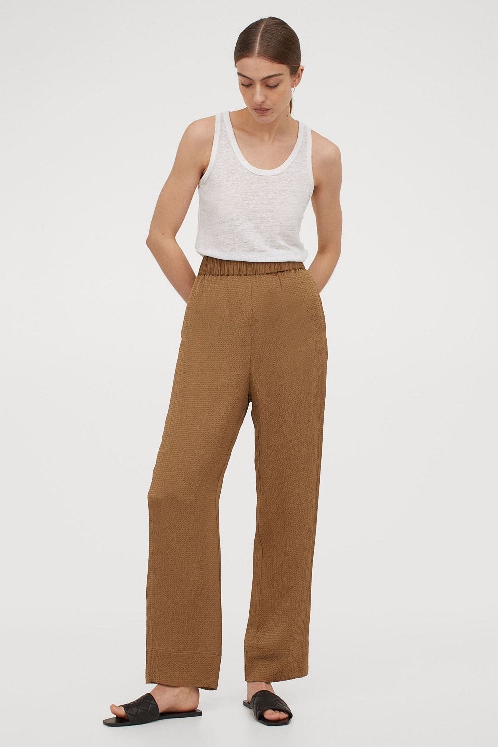 H&M basic top bez rukava proljeće ljeto 2021.  
