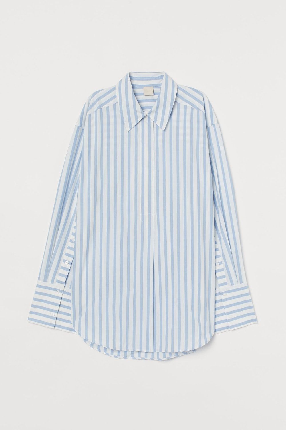 H&M prugasta košulja proljeće/ljeto 2021.