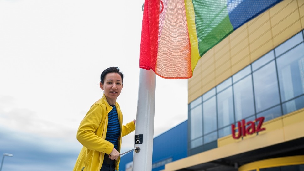 IKEA Hrvatska podigla zastavu duginih boja te dala podršku LGBT+ pravima