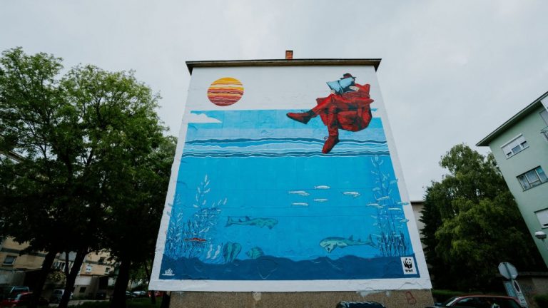 Daj ribi šansu_mural_naslovna