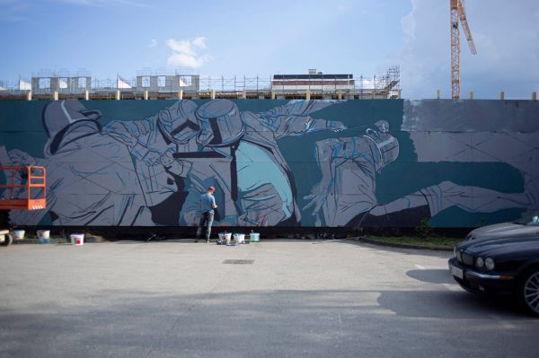 Dođite danas u Laubu na oslikavanje murala