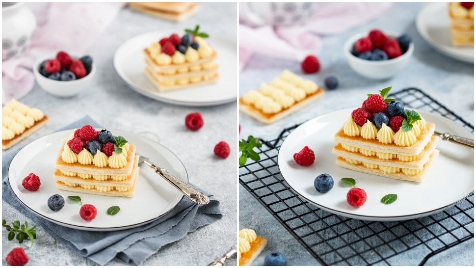 Od slatkoga slađe: Mille feuille s malinama i borovnicama