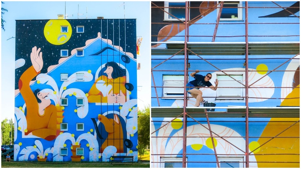 Novi mural u Sisku napravila je umjetnica Tea Jurišić