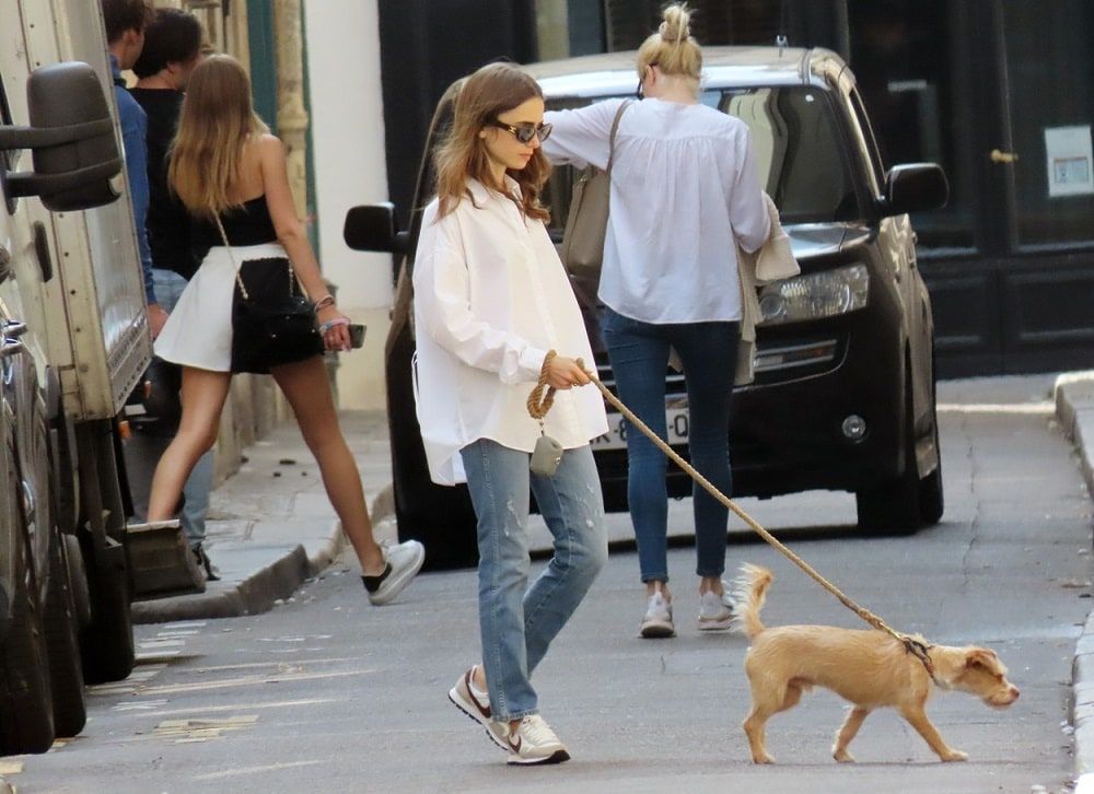 Street style inspiracija: Lily Collins