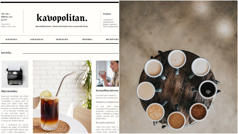 KAVOPOLITAN: Prve online novine o kavi koje otkrivaju tajne i zanimljivosti omiljenog napitka na svijetu