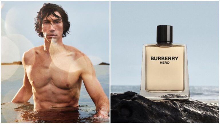 Adam Driver Burberry Hero