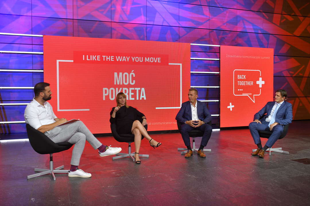 Panel rasprava I Like the Way You Move_Moć pokreta_Moderator Ivan Šarić_Ana Čerenšek_Mladen Jukić_Šime Mijić