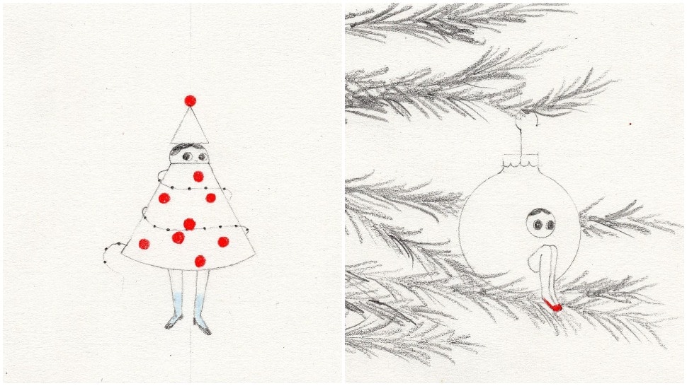 Najslađe ilustracije s božićnim i zimskim motivima na koje smo ovih dana naišle