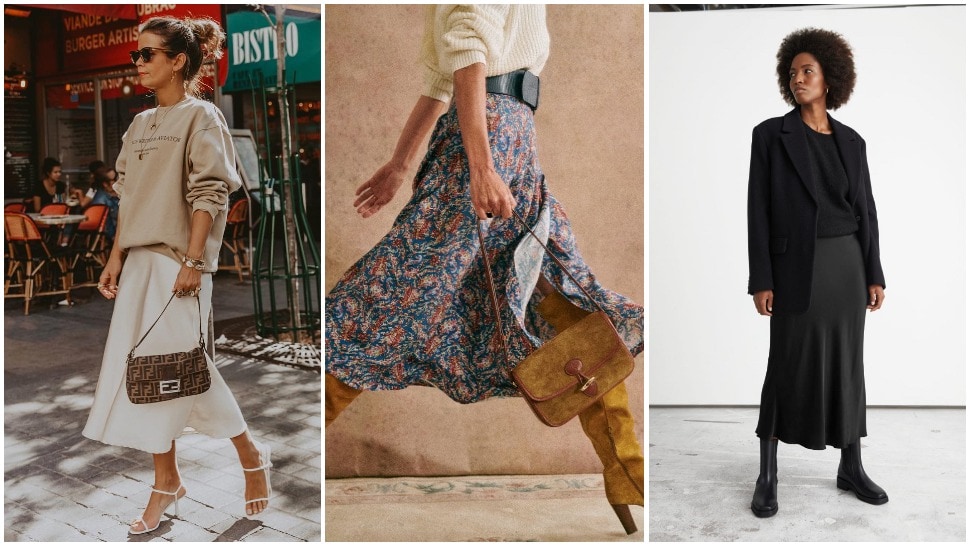 Midi suknja u 33 trendi modela koje ćemo nositi cijelu godinu