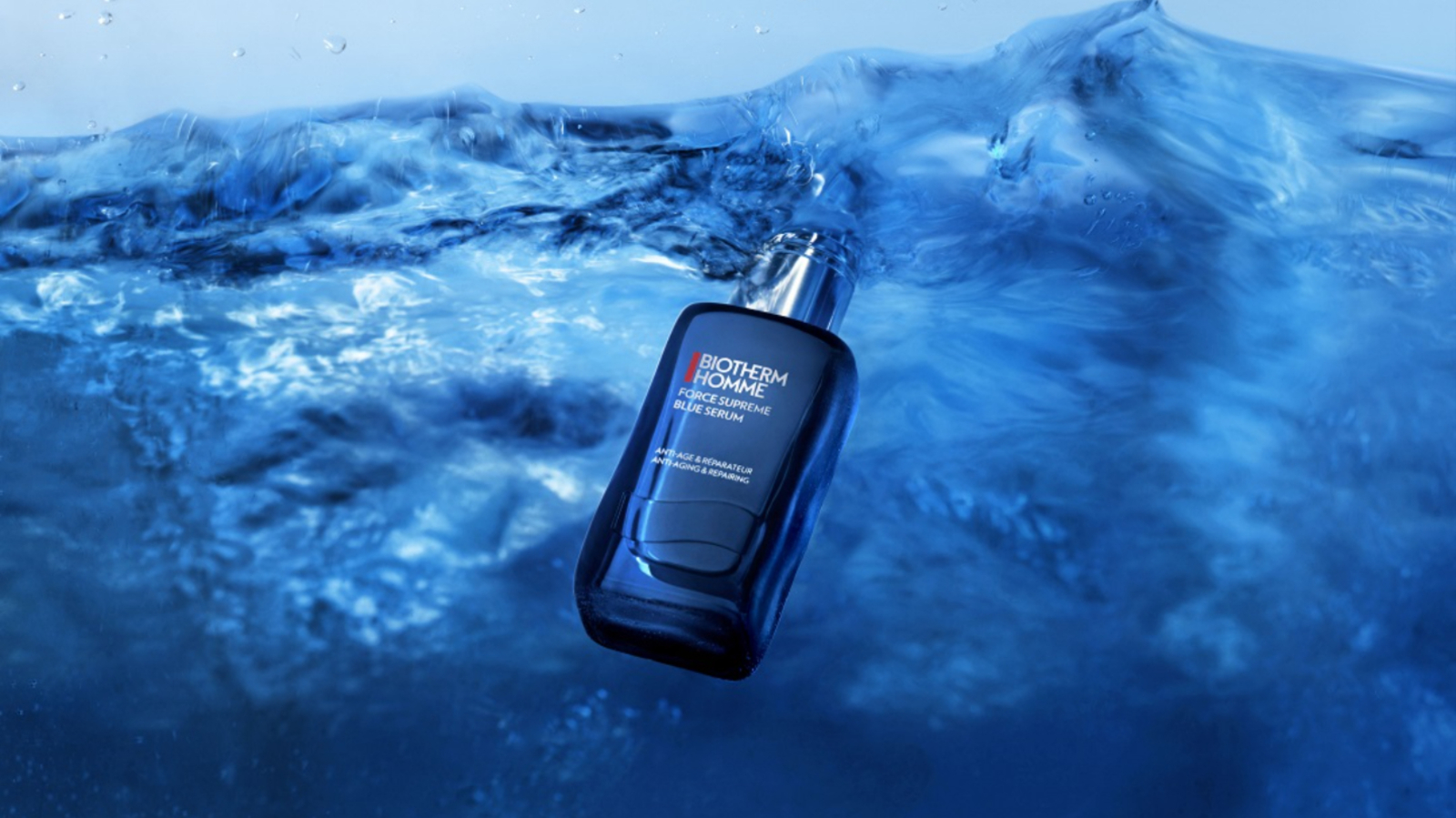 Novi favorit za njegu muške kože: Biotherm Force Supreme Blue Serum