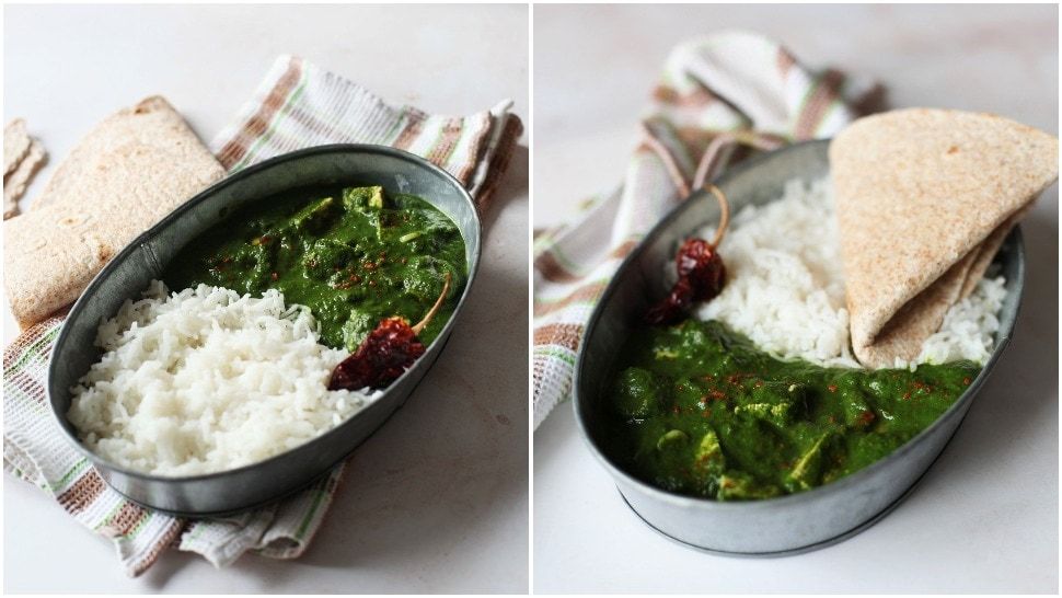 Culinary Postcards: Tofu Palak Paneer