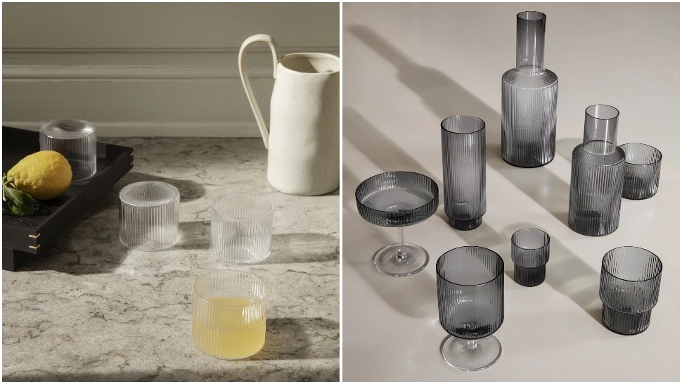 Skandinavski brend Ferm living oduševljava kolekcijom čaša Ripple