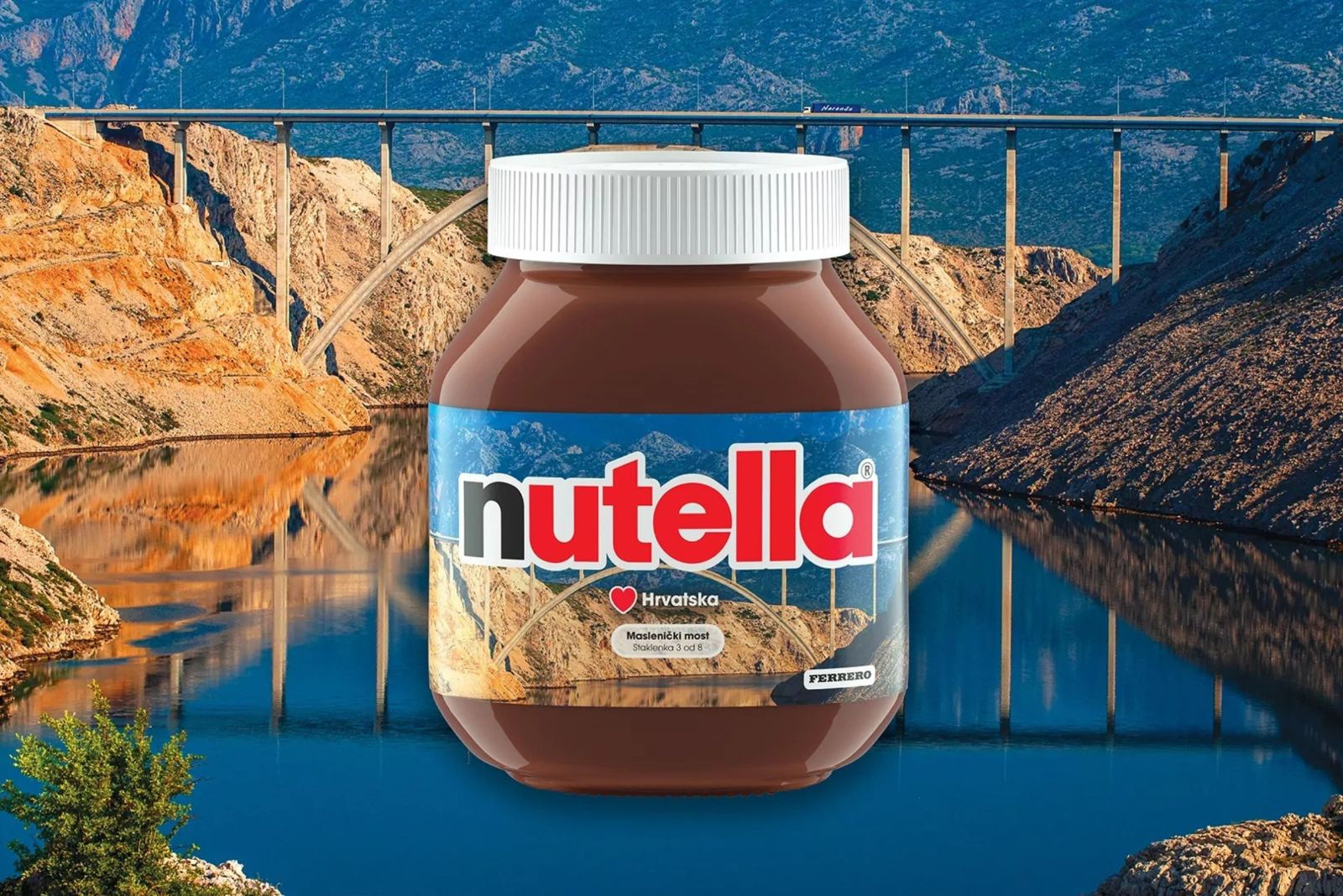 Kroz limitiranu kolekciju staklenki Nutella slavi ljepote Hrvatske