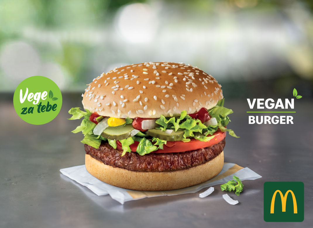 McDonald's Vegan burger