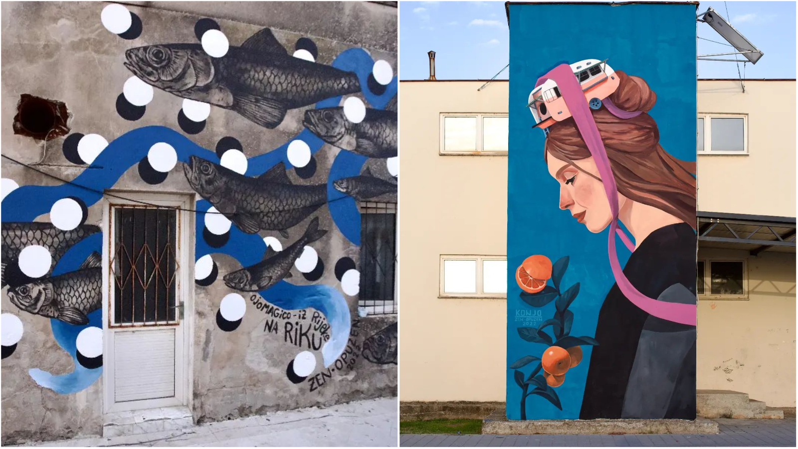 Opuzen je dobio nove murale na ovogodišnjem izdanju street art festivala