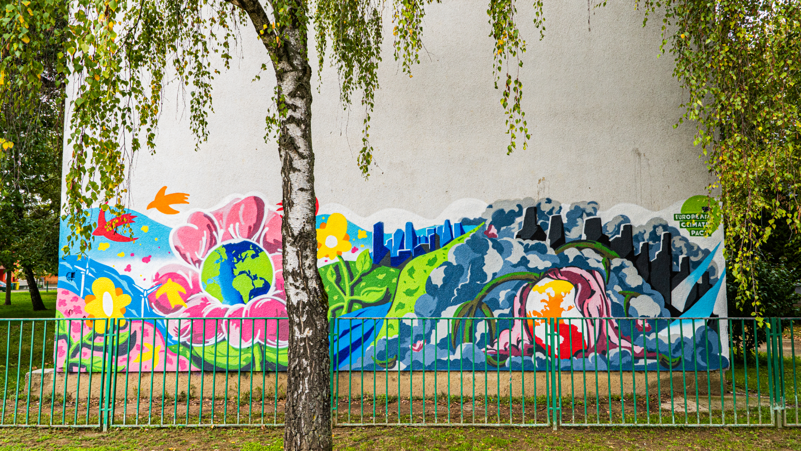 Murali koji ukazuju na klimatske promjene ukrasit će fasade diljem zemlje – prvi na redu bio je Osijek