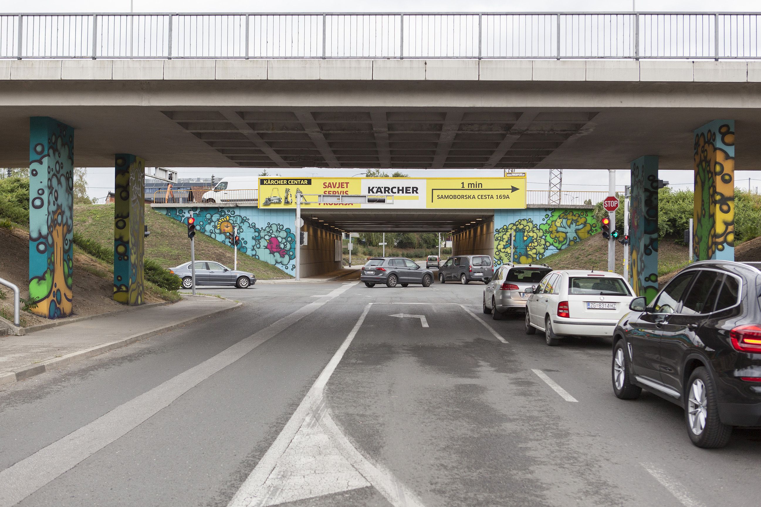 Pogledajte nove Lunarove murale na zagrebačkom podvožnjaku 