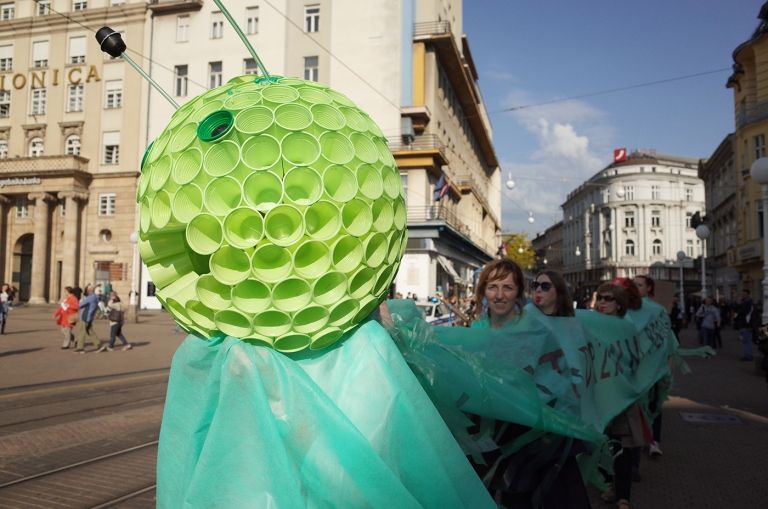 Zagreb, Zelena gusjenica