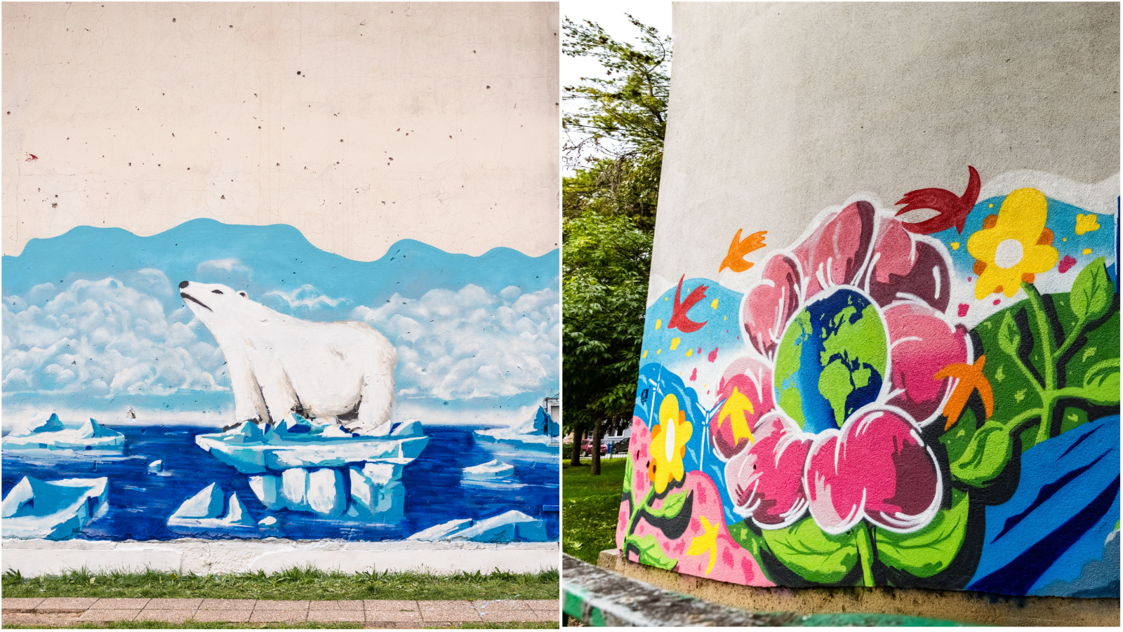 Murali koji ukazuju na klimatske promjene sada krase fasade diljem Hrvatske