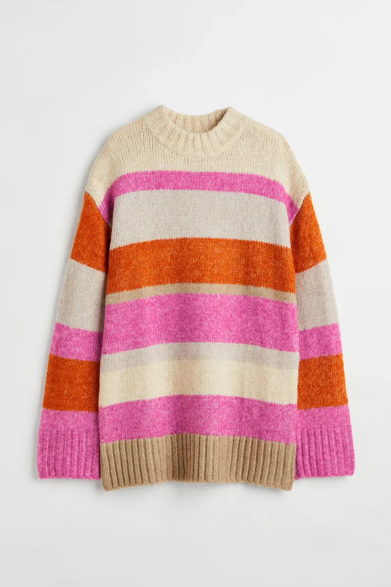 šareni prugasti džemper